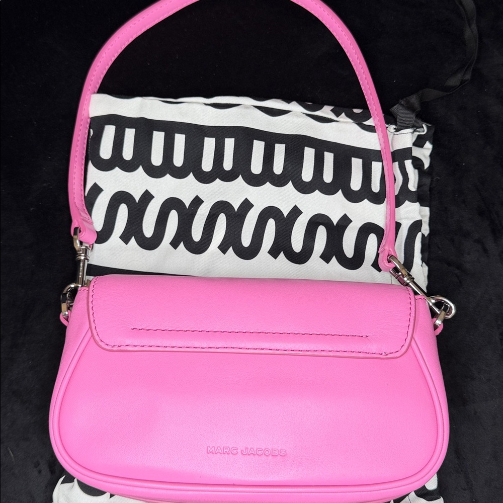 MarcJacobs NWOT  Clove Crossbody /shoulder bag bubblegum pinks/dust bag - Picture 6 of 10